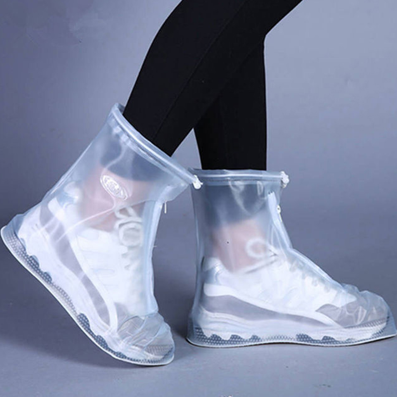 Reusable Rain Boot Cover Non-slip Wear-resistant Thick Waterproof Shoe Cover