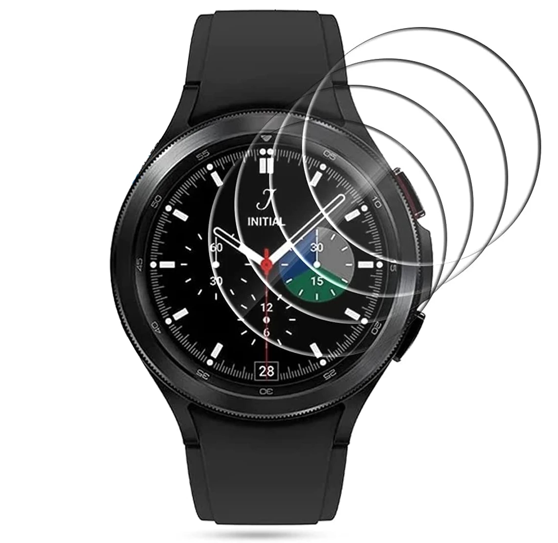 【Buy 1 Get 1 Free】Tempered Glass for Samsung Galaxy Watch 5 /5 Pro Screen Protector Film for Samsung Galaxy Watch 4 / 4 Classic /Galaxy Watch 42mm 46mm Protective Glass