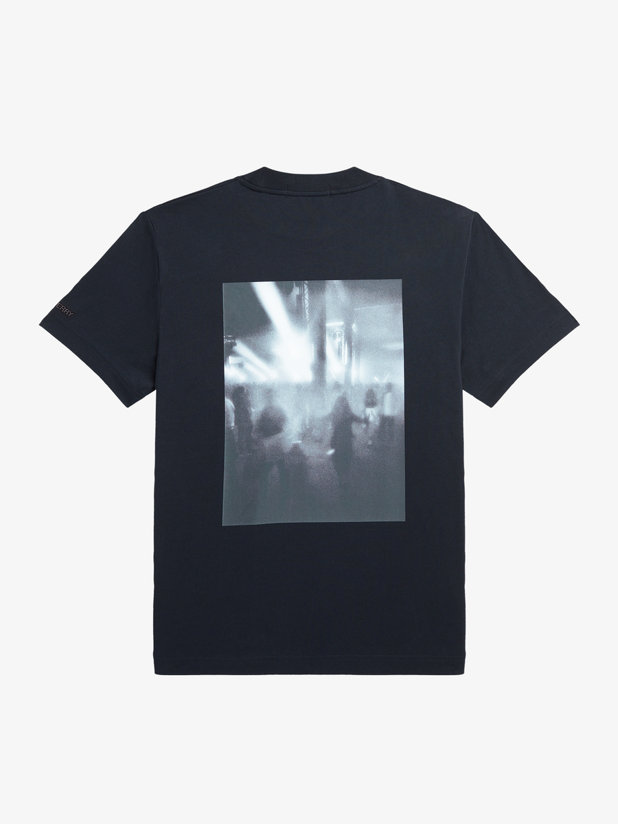 Fred Perry M4732 Rave Print T-Shirt (Black)
