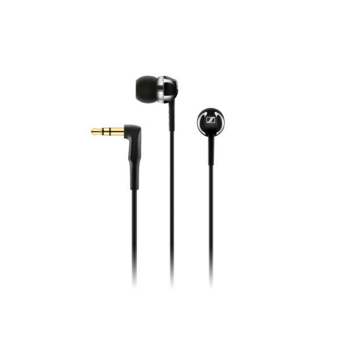 【Free gift】Sennheiser CX300 II earbuds 3.5mm in-ear wired earphones double pure bass stereo sound gaming headset headphones with mic and noise cancellation volume control HIFI earphones for music micr