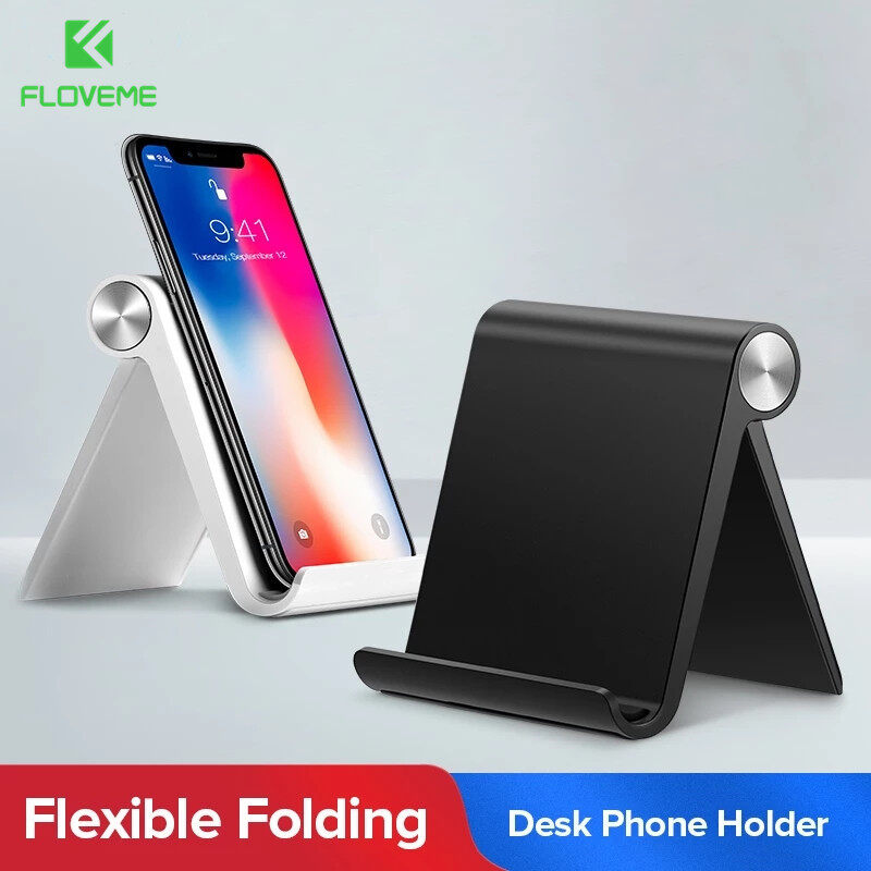 FLOVEME Phone Holder Stand Mobile Smartphone Support Tablet Stand for iPhone Desk Cell Phone Holder Stand Portable Mobile Holder For Samsung M11 xiaomi redmi Note 9 Vivo huawei etc