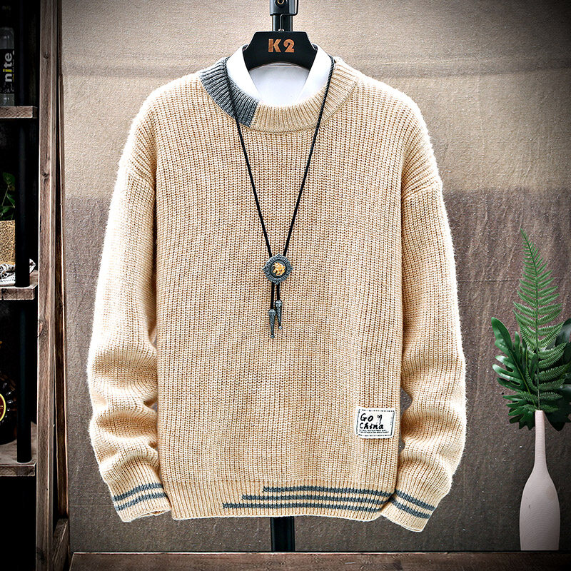 FAVOCENT Autumn Winter New Thick Sweater Men High Quality Classic Pullover Men Clothes Soft Warm Pull 2020 Knitted Jumpers