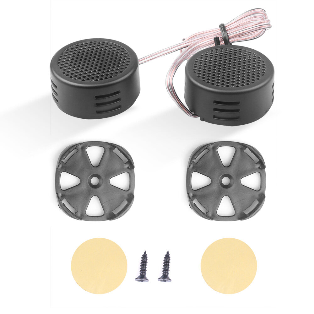 2Pcs 500W Car Tweeter Coil Speaker Automotive High Efficiency Super Power Dome Audio Loudspeaker