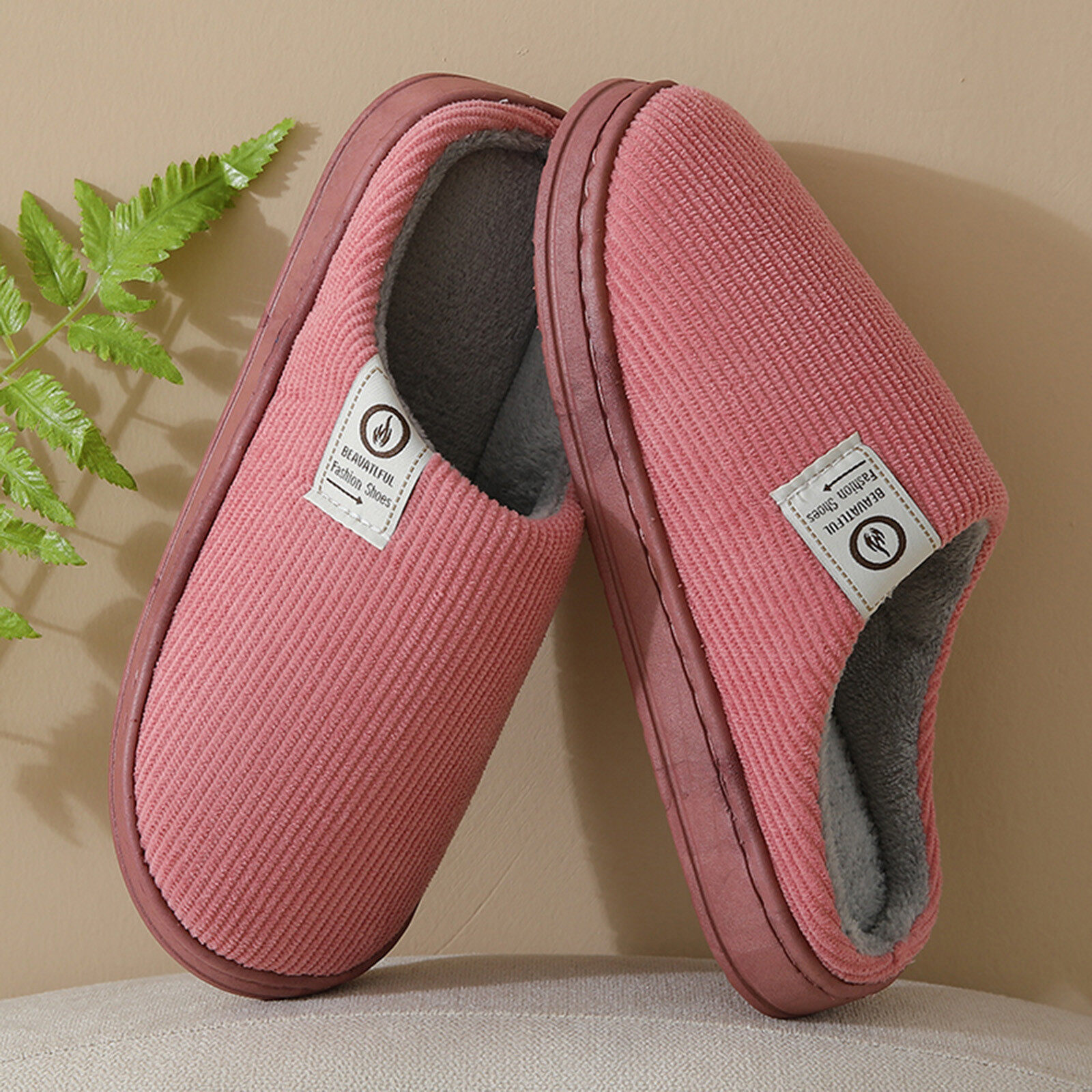 Home Slippers For Women Dearfoams Slippers For Women Women'S Indoor Home Shoes Warm Shoes Soft-Soled Cotton Slippers Shoes For Women On Sale
