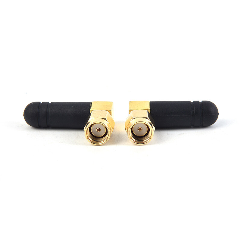 jiaoxing 2PCS Mini Rubber 3dBi 2.4ghz WIFI Antenna SMA Male Router Bluetooth Antennas