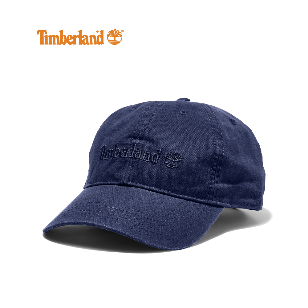 Timberland Men's Cooper Hill Cotton Canvas Baseball Cap Peacoat