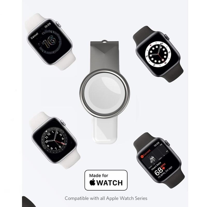 Wireless Charger For Apple Watch Fashion Portable Magnetic Qi Fast Charge Charging Dock Adapter Station For I Watch Series 6 5 4 3 2 1 SE