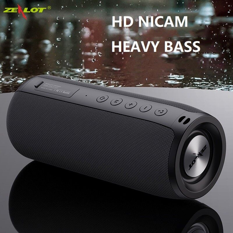 Zealot S32/S51 TWS Waterproof  Portable Bass Speaker Wireless Speaker Bluetooth 5.0 for All Smart Phone,Subwoofer 3D Bass Stereo