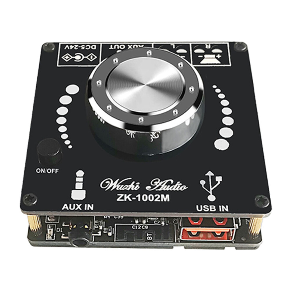 ZK-1002M 2x100W Bluetooth-compatible Digital HIFI Audio Power Amp Board