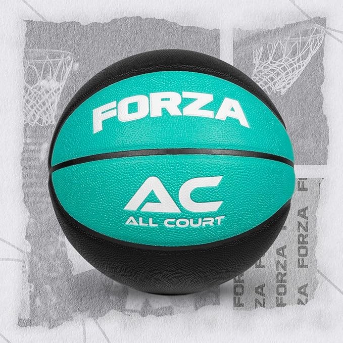 FORZA All Court Basketball | Durable PVC Leather for Indoor & Outdoor Play | High-Performance Grip – Official Sizes for Kids, Youth, and Adults